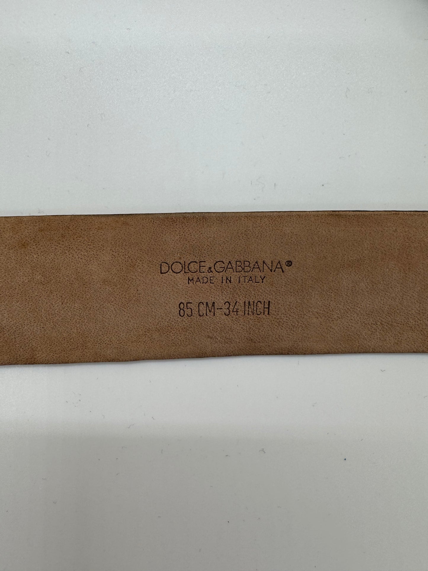 Dolce & Gabbana Schlangenleder Gürtel