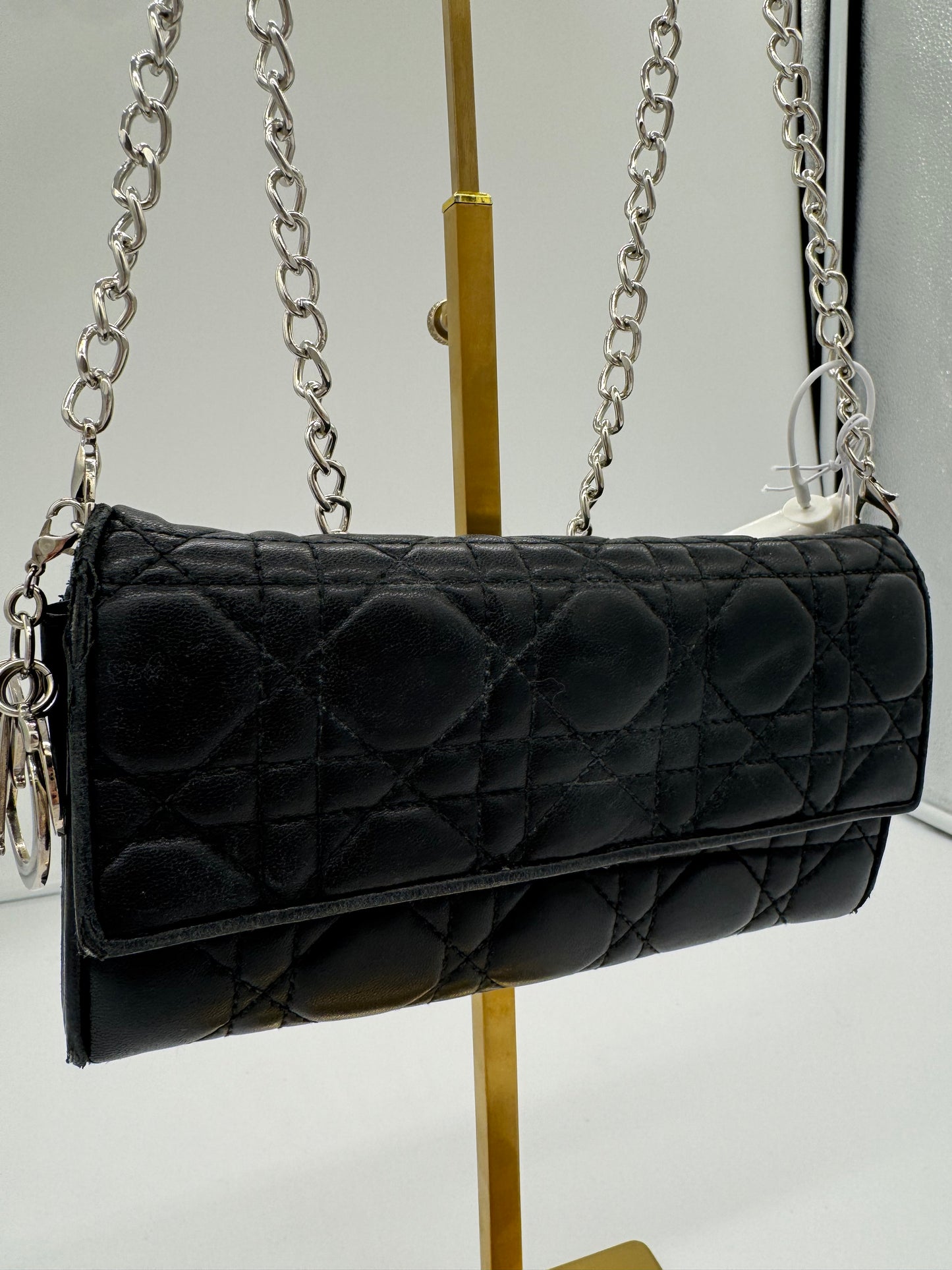 Dior Wallet on Chain schwarz