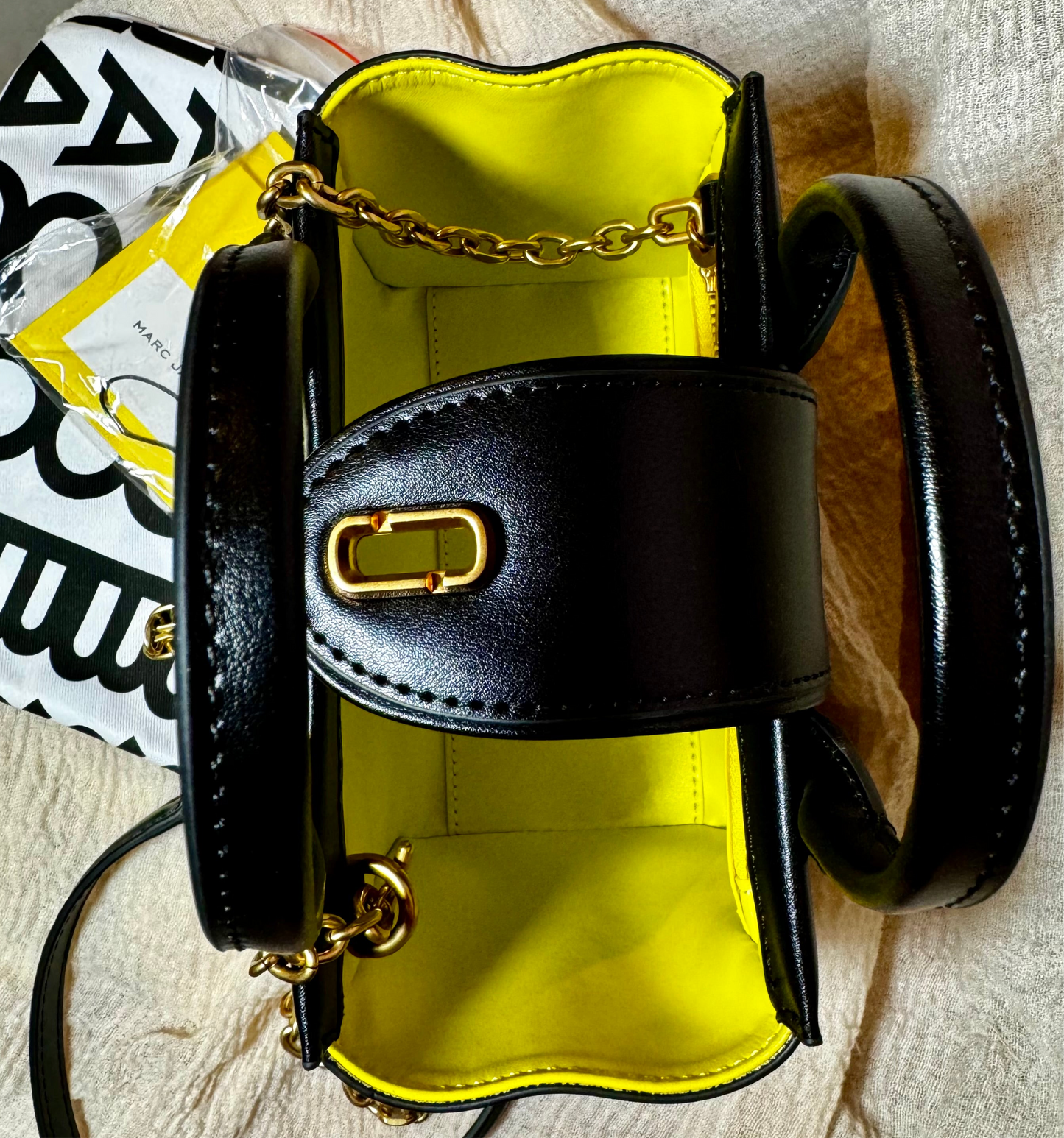 MARC JACOBS THE TURNLOCK TOTE BAG MINI