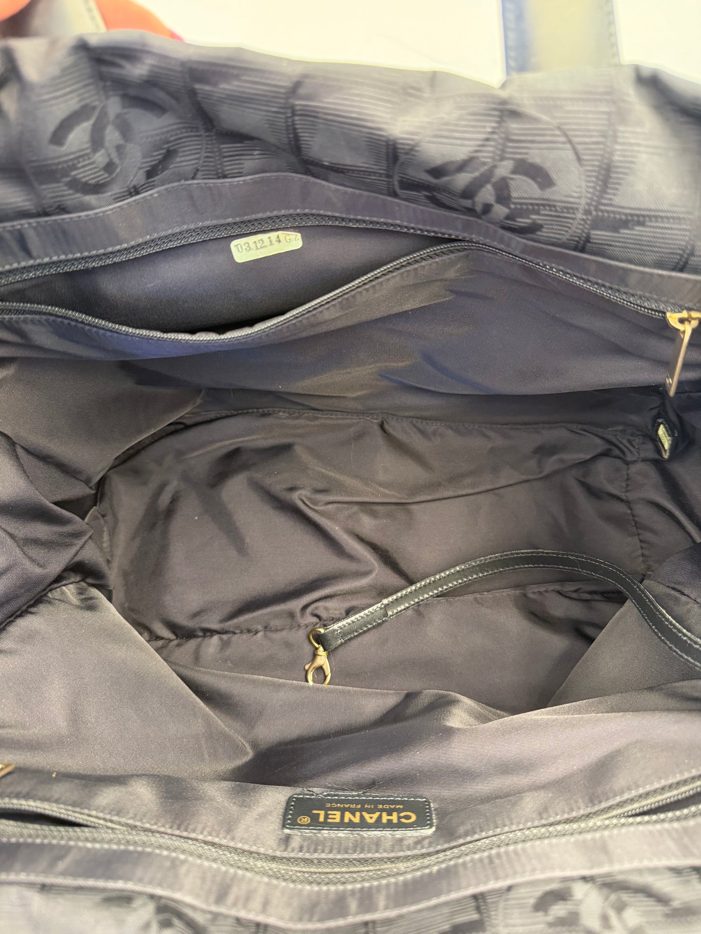 Chanel Shopper Travel line Black