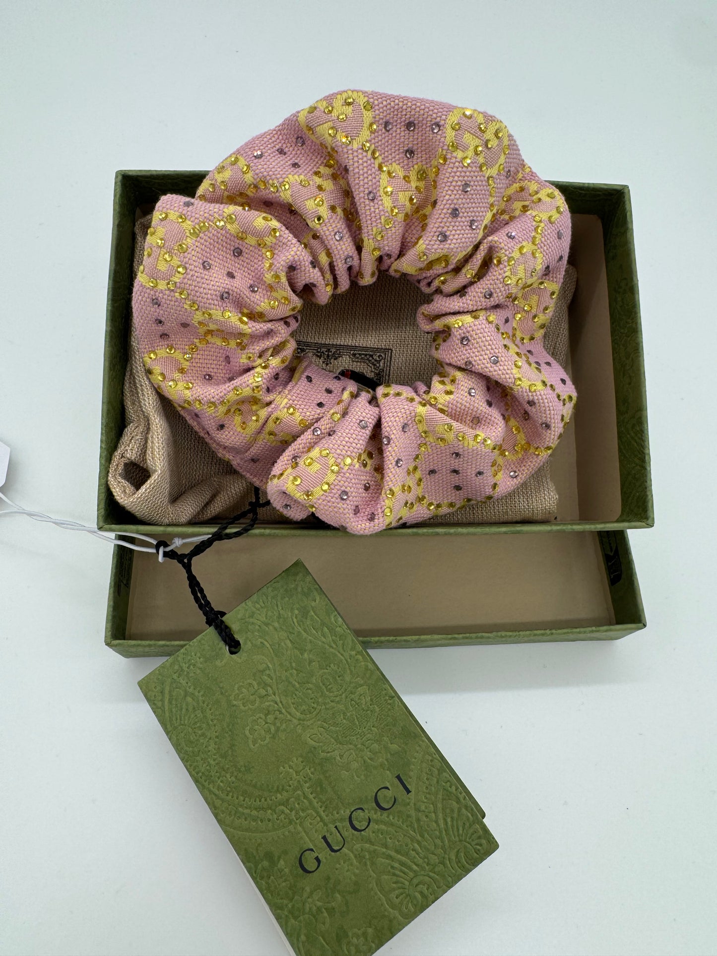 Gucci Scunchie Glitzer Neu