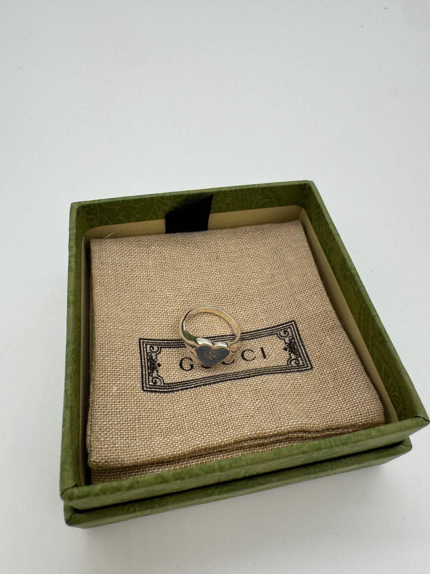 Gucci Ring Hellblau Größe 10