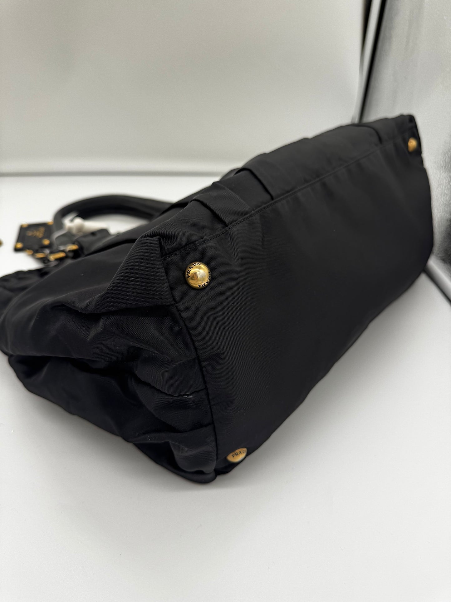 Prada Nylon Shopper Black