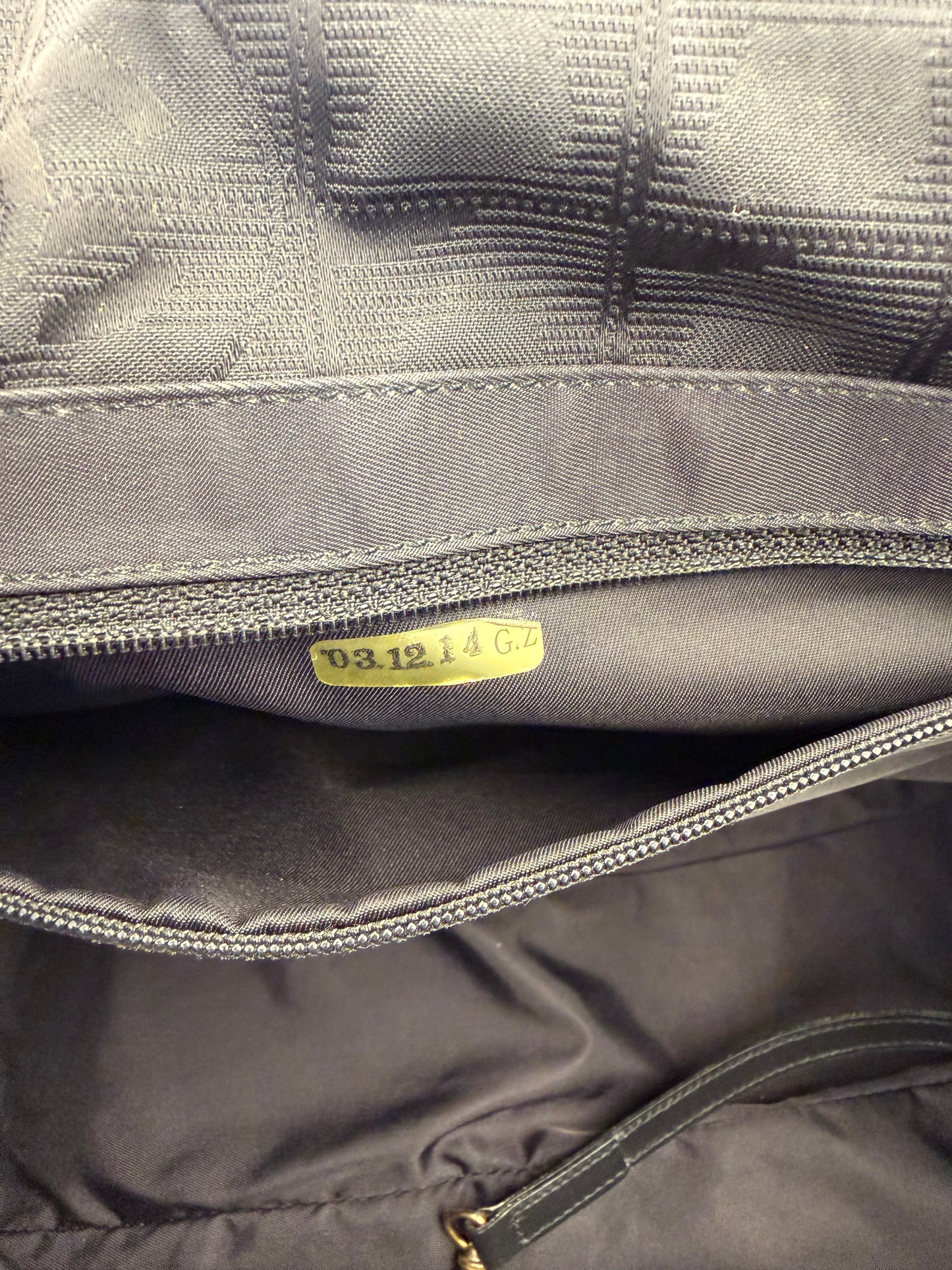 Chanel Shopper Travel line Black