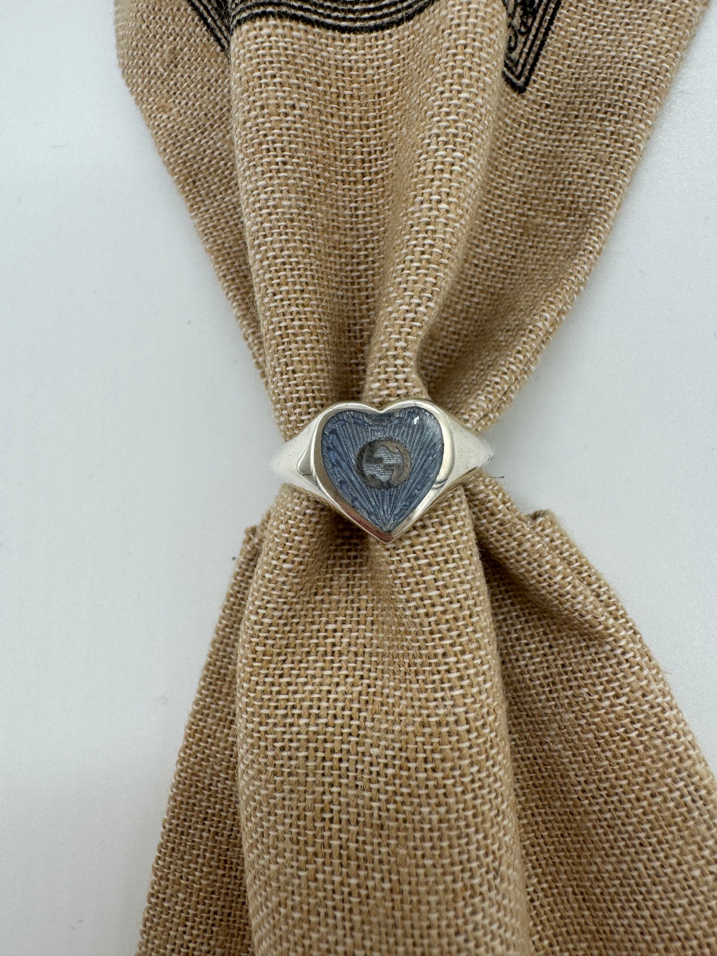 Gucci Ring Hellblau Größe 10
