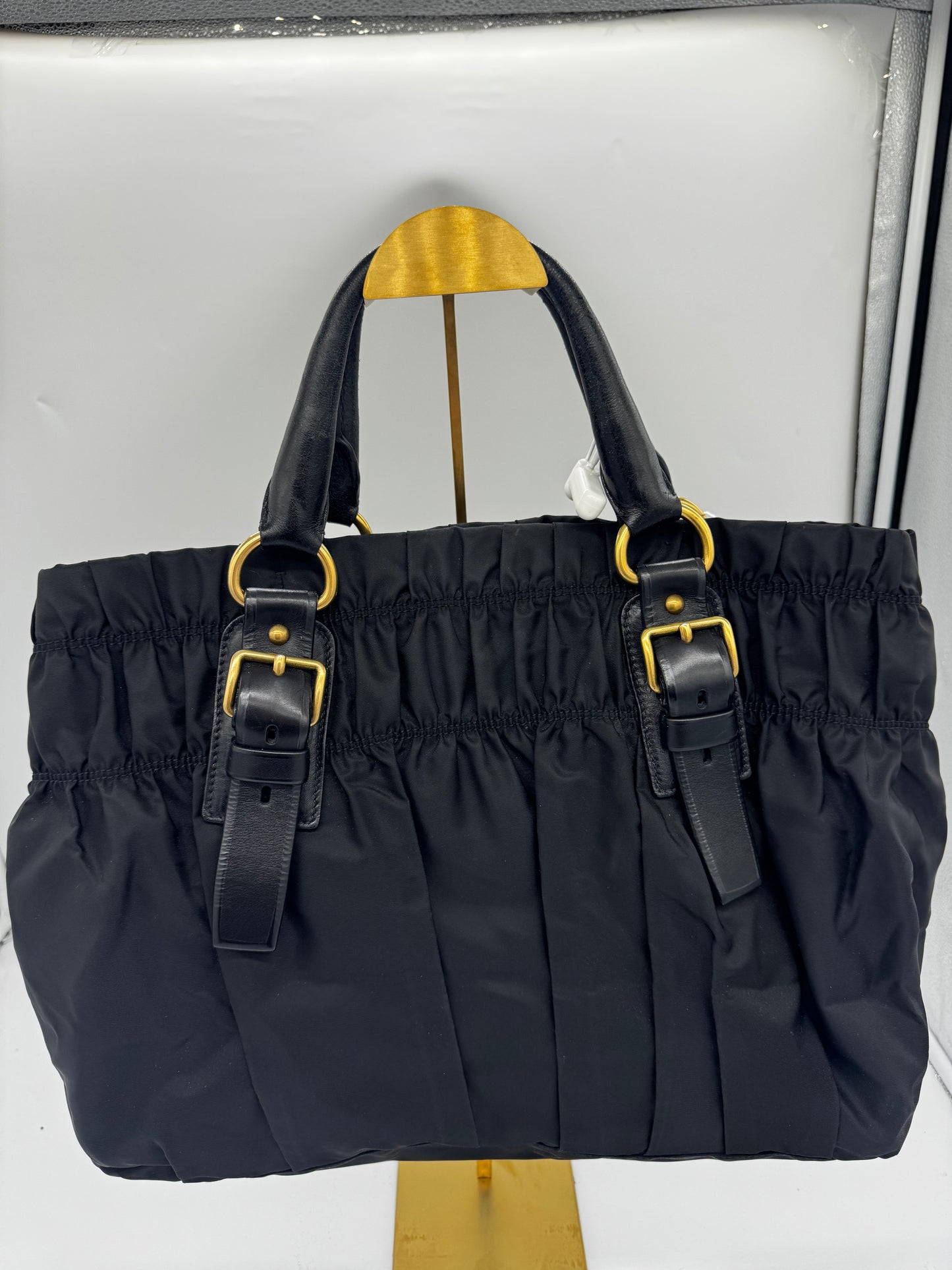 Prada Nylon Shopper Black