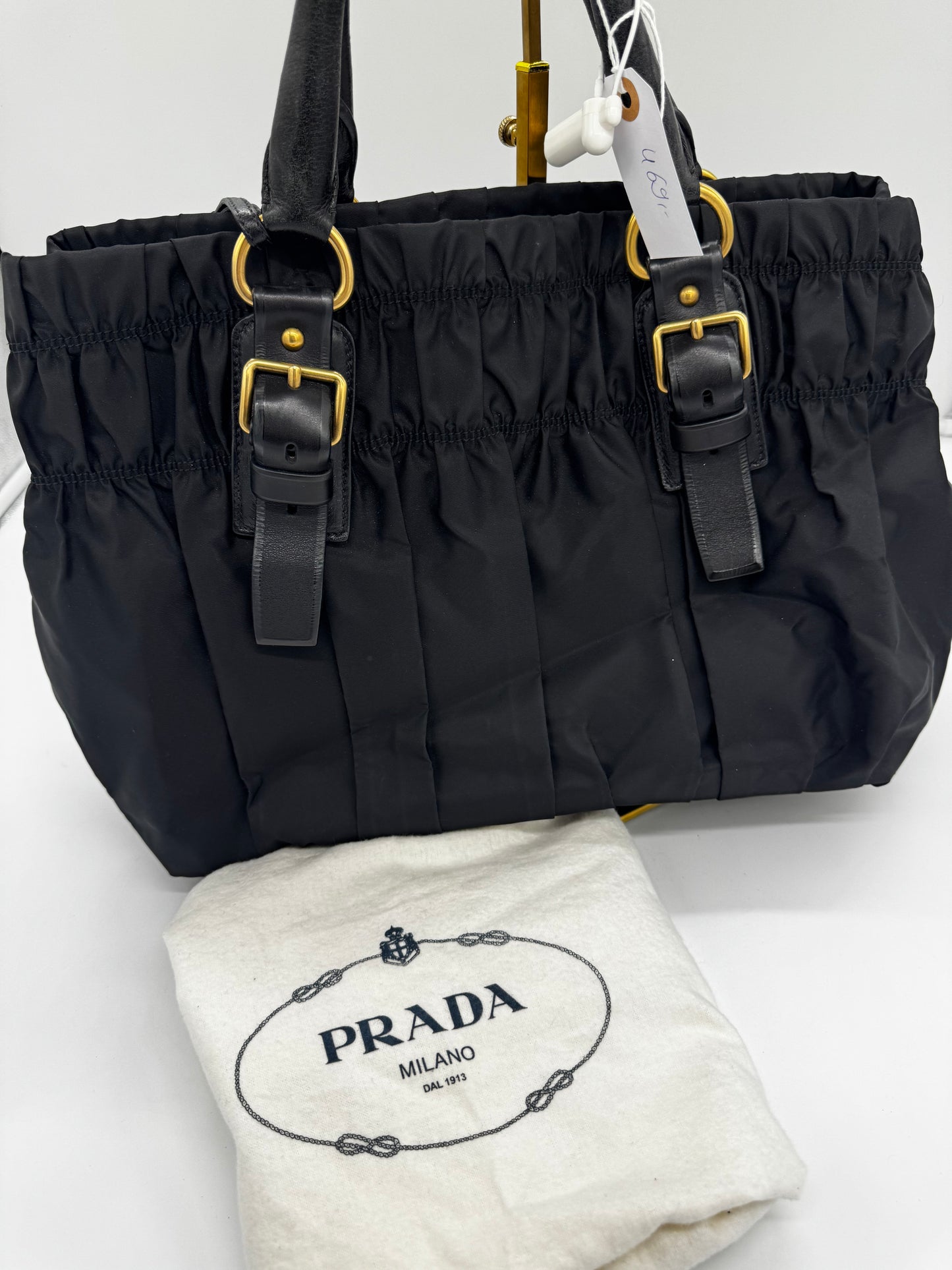 Prada Nylon Shopper Black