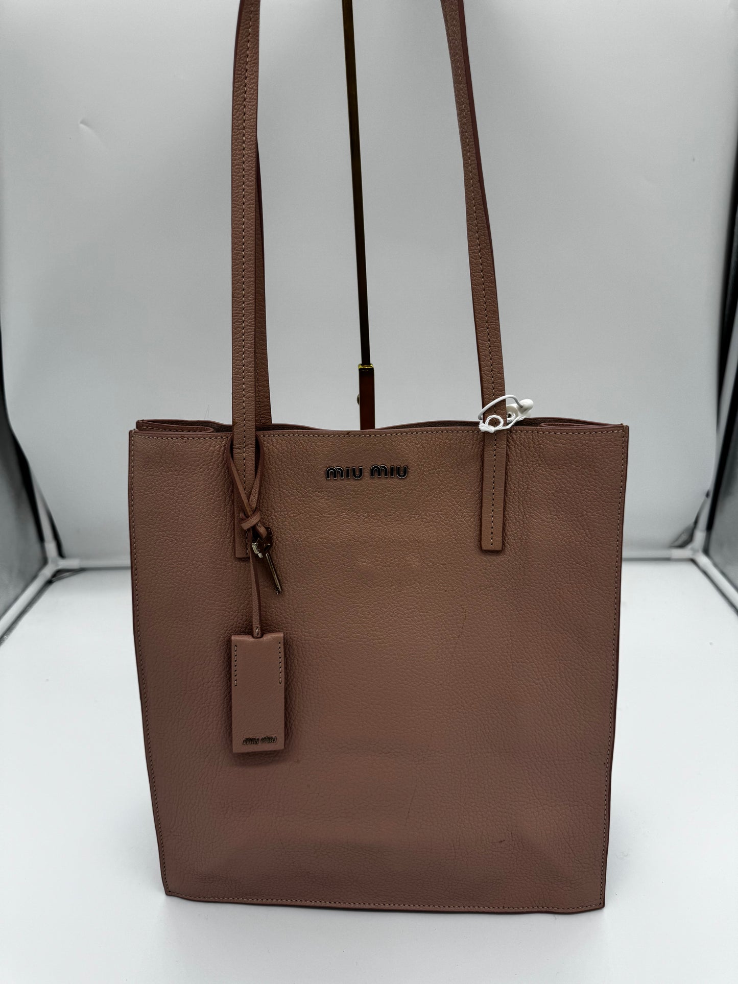 Miu Miu Shopper Leder rosa