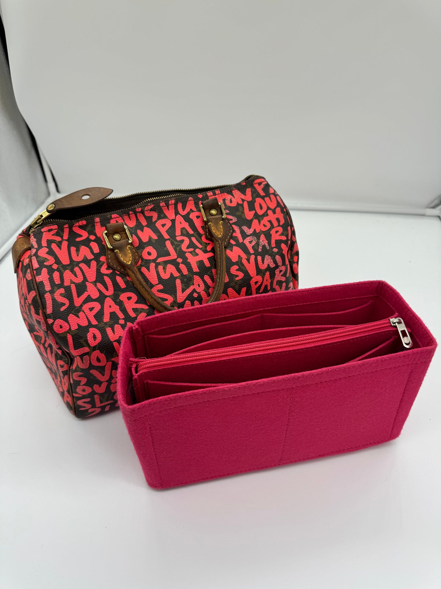 Louis Vuitton Speedy 30 Limited Edition Graffiti Pink Monogramm