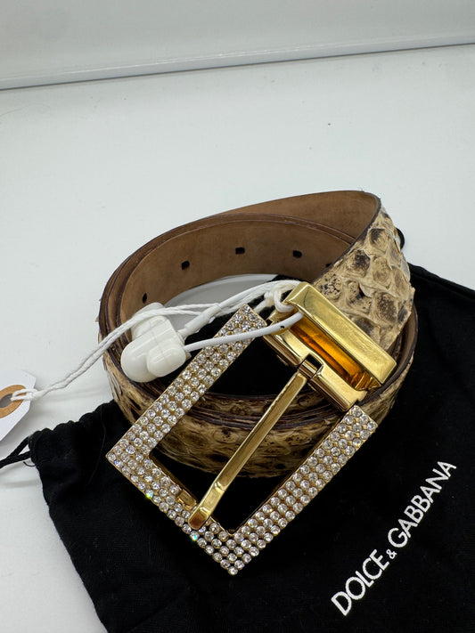 Dolce & Gabbana Schlangenleder Gürtel