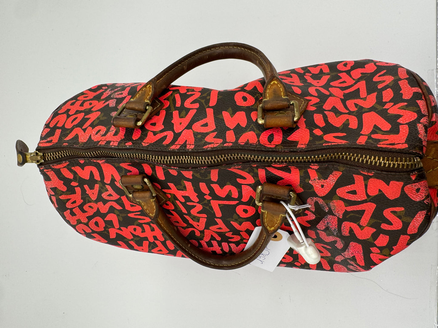 Louis Vuitton Speedy 30 Limited Edition Graffiti Pink Monogramm